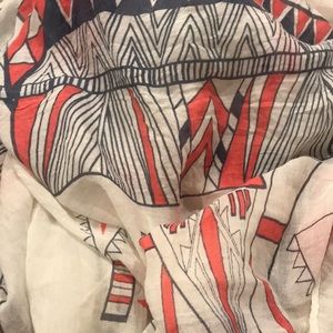 Geometric Print Scarf